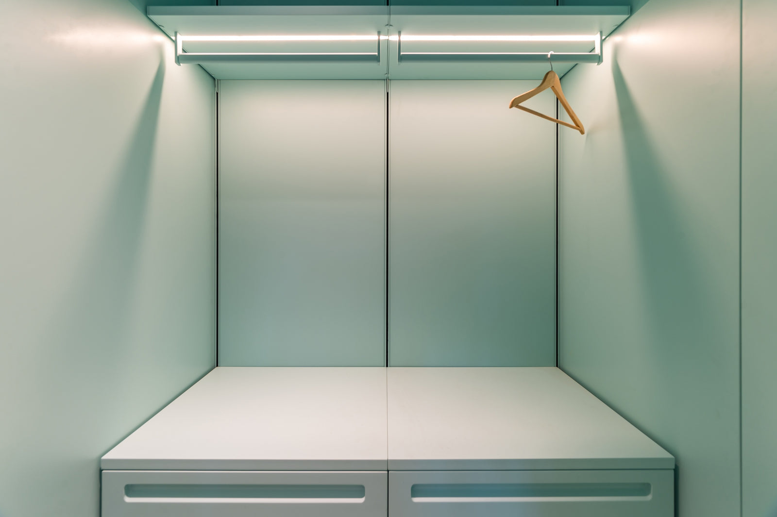 Custom paint color matched to architectural paneling in a Super Satin finish